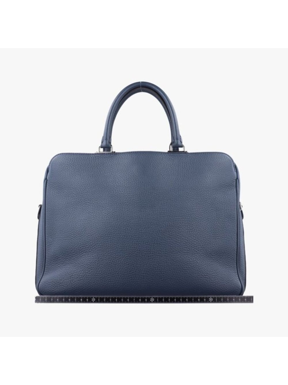 ★SOLD★ Louis Vuitton Alma Briefcase MM Navy Taurillon Leather - Picture 2 of 16